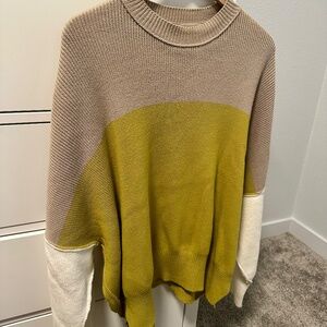 Free People Oversized Knit Sweater